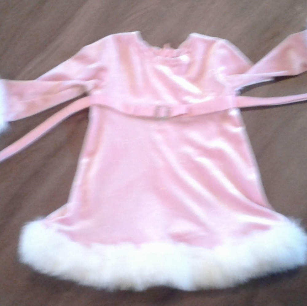 Pink winter dress